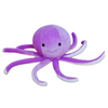 Poulpe mignon en peluche violet