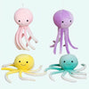 Poulpe mignon en peluche jaune