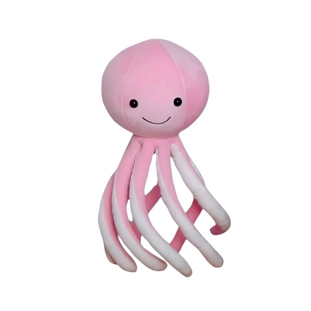 Poulpe mignon en peluche rose