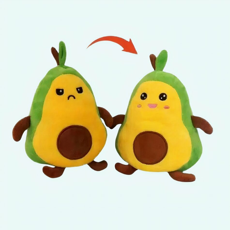 Peluche avocat reversible
