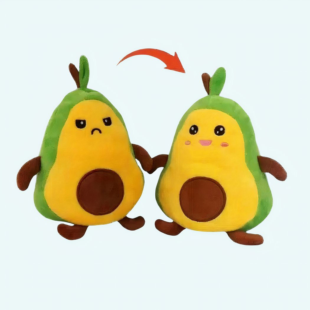 Peluche avocat reversible