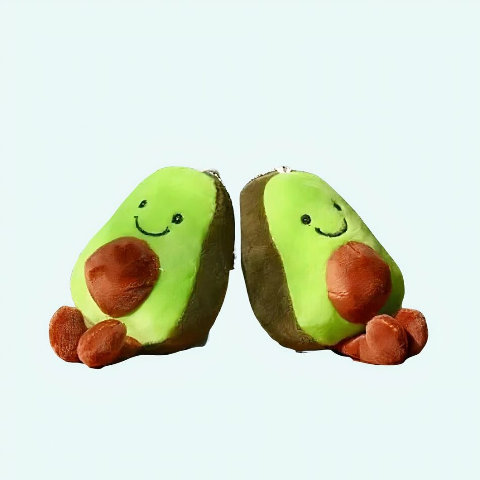 Peluche avocat porte-clés