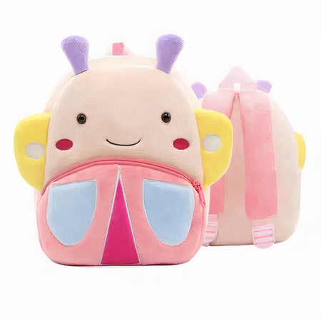 Sac à dos en peluche papillon