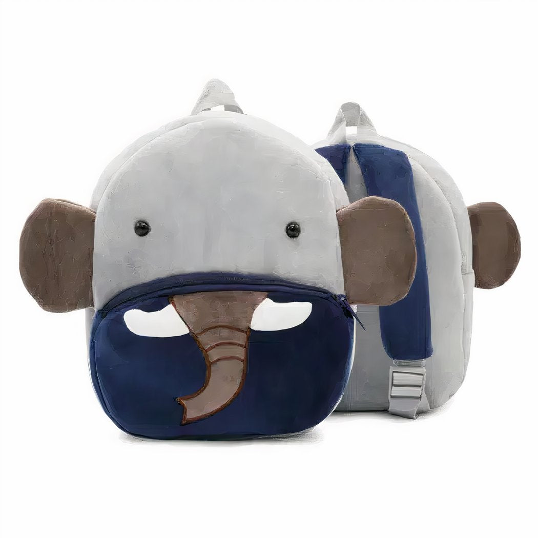Sac à dos en peluche éléphant