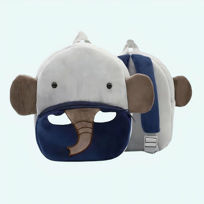 Sac à dos en peluche éléphant