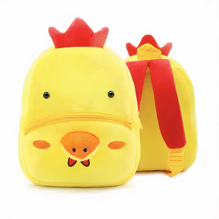 Sac à dos en peluche poule