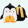Sac à dos en peluche pingouin