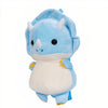 Sac à dos peluche tricératops