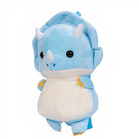 Sac à dos peluche tricératops