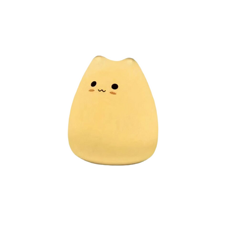 Veilleuse peluche en forme de chat silicone