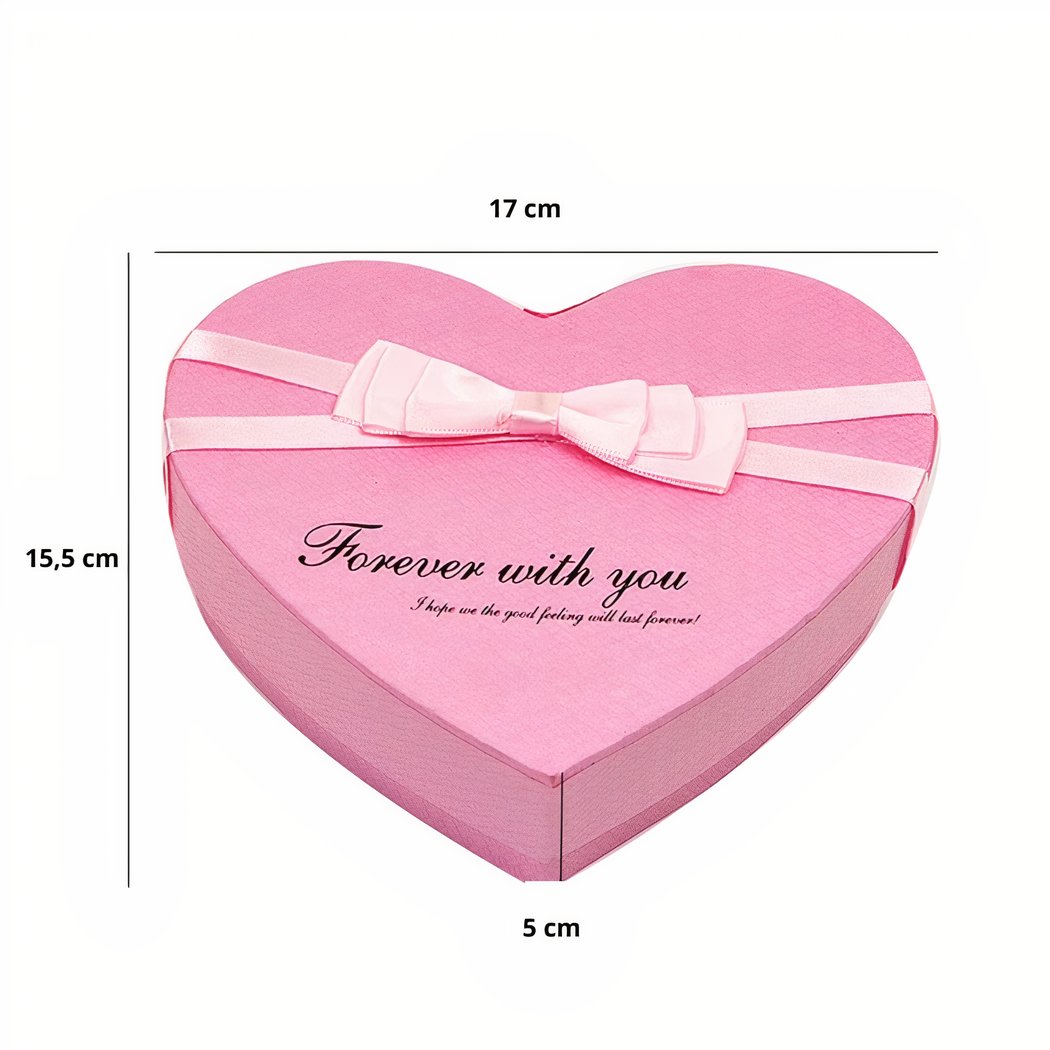Coffret cadeau coeur en savon avec ours en peluche