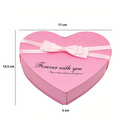 Coffret cadeau coeur en savon avec ours en peluche