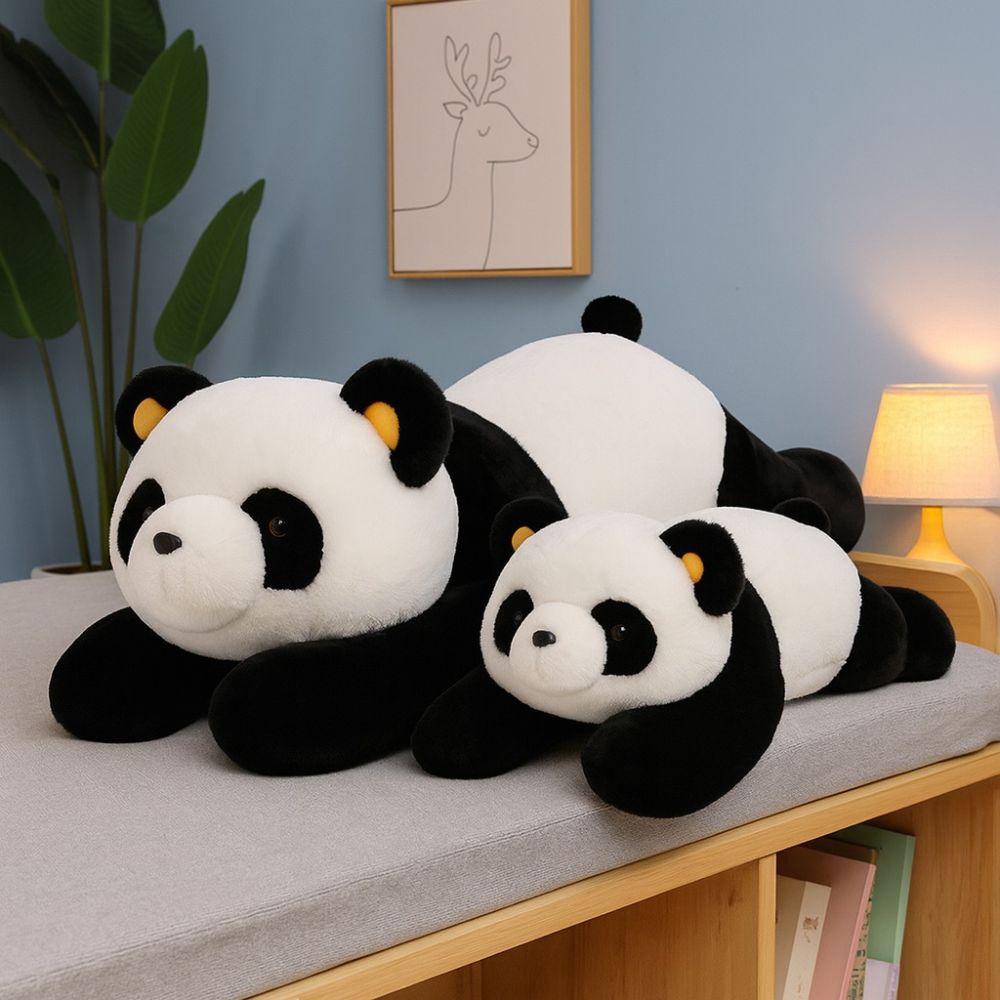 Grande peluche lestée panda