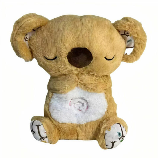 Peluche Koala jaune ou grise qui respire avec musique relaxante