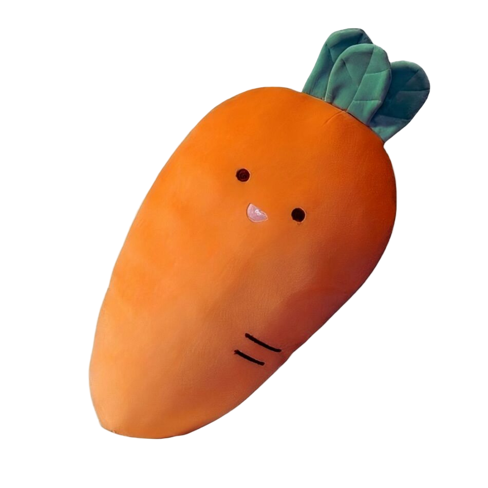 Poupée en peluche fruit en forme de carotte