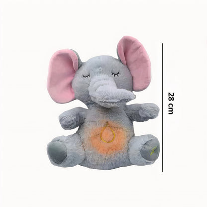 Peluche apaisante éléphant qui respire