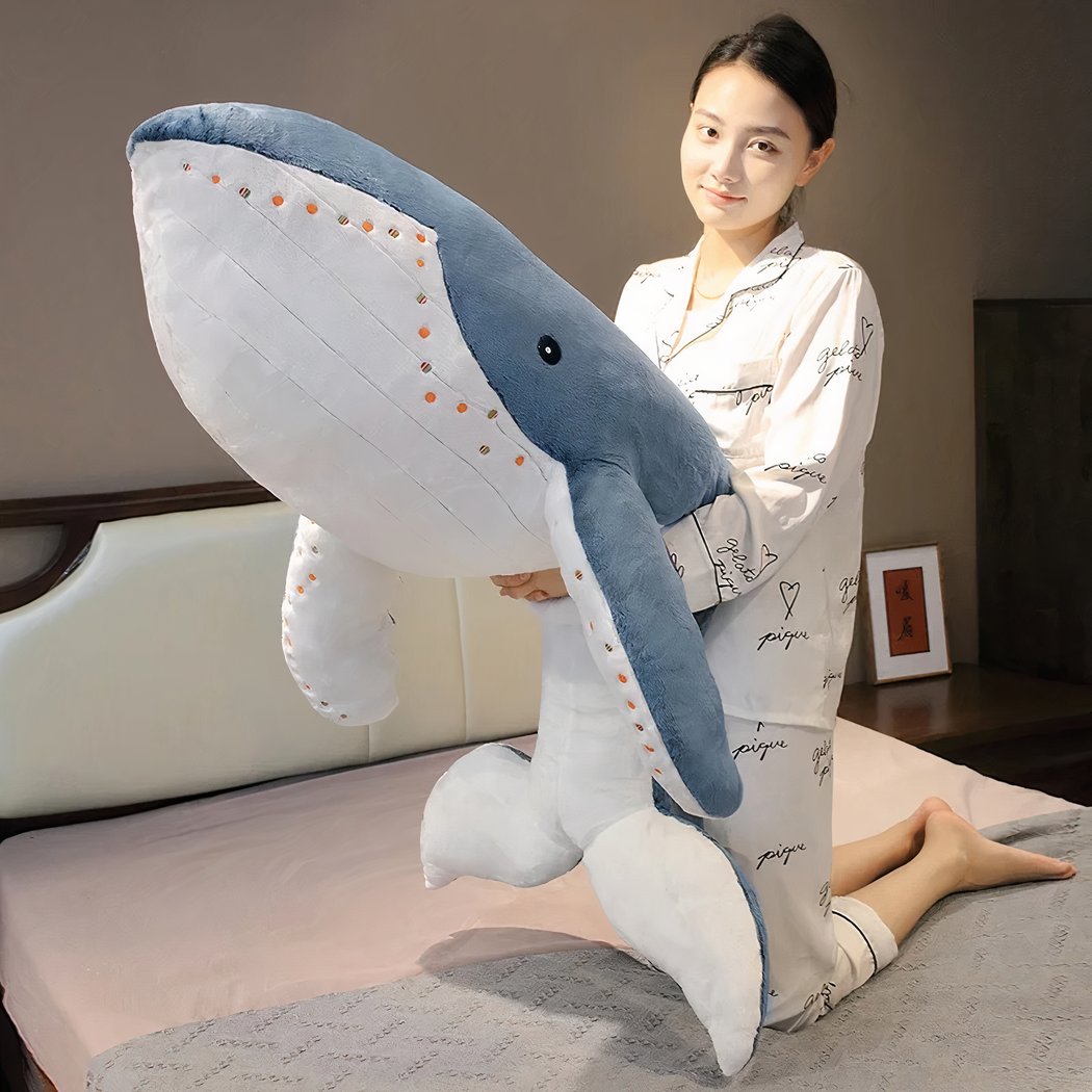 Peluche baleine XXL adorable