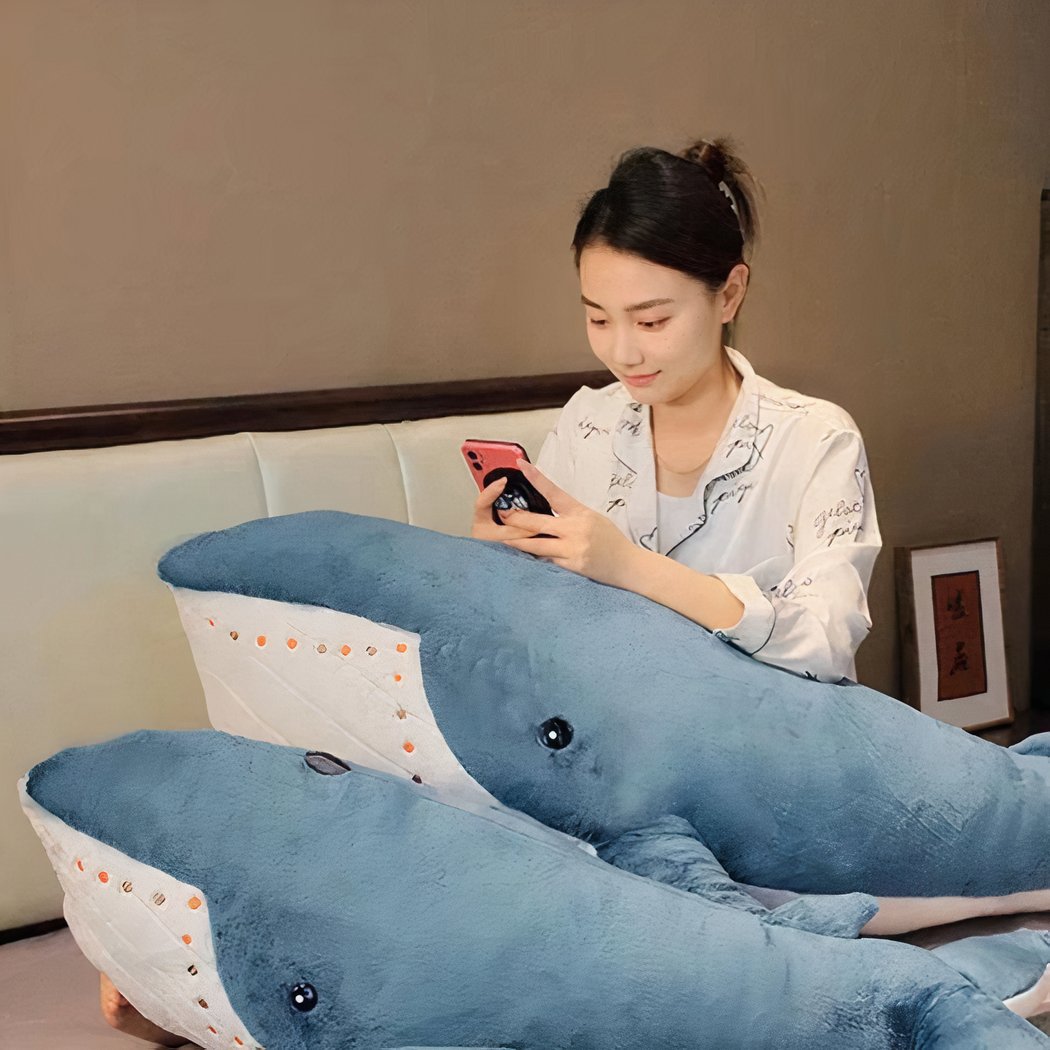 Peluche baleine XXL adorable