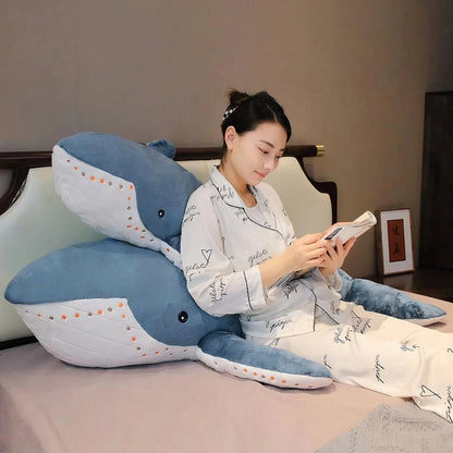Peluche baleine XXL adorable