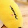 Peluche banane géante