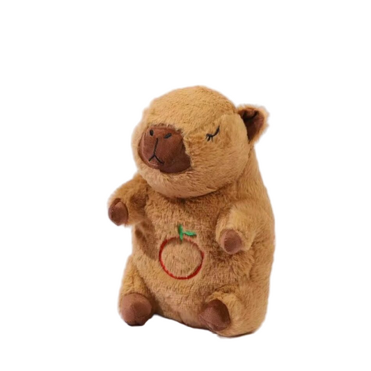 Peluche capybara respirante qui apaise