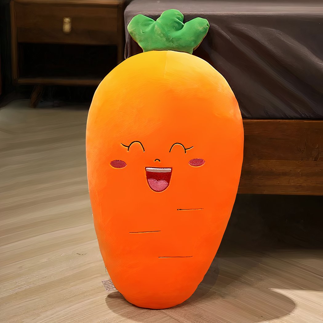 Peluche carotte souriante