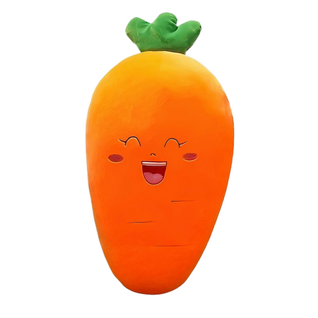 Peluche carotte souriante
