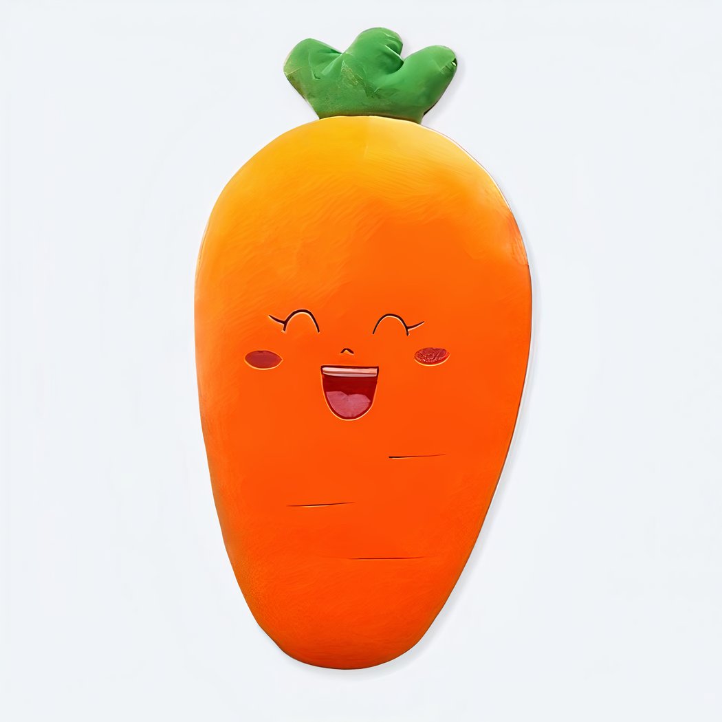 Peluche carotte souriante