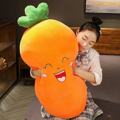 Peluche carotte souriante