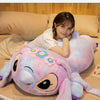 Peluche coussin géant Stitch Angel