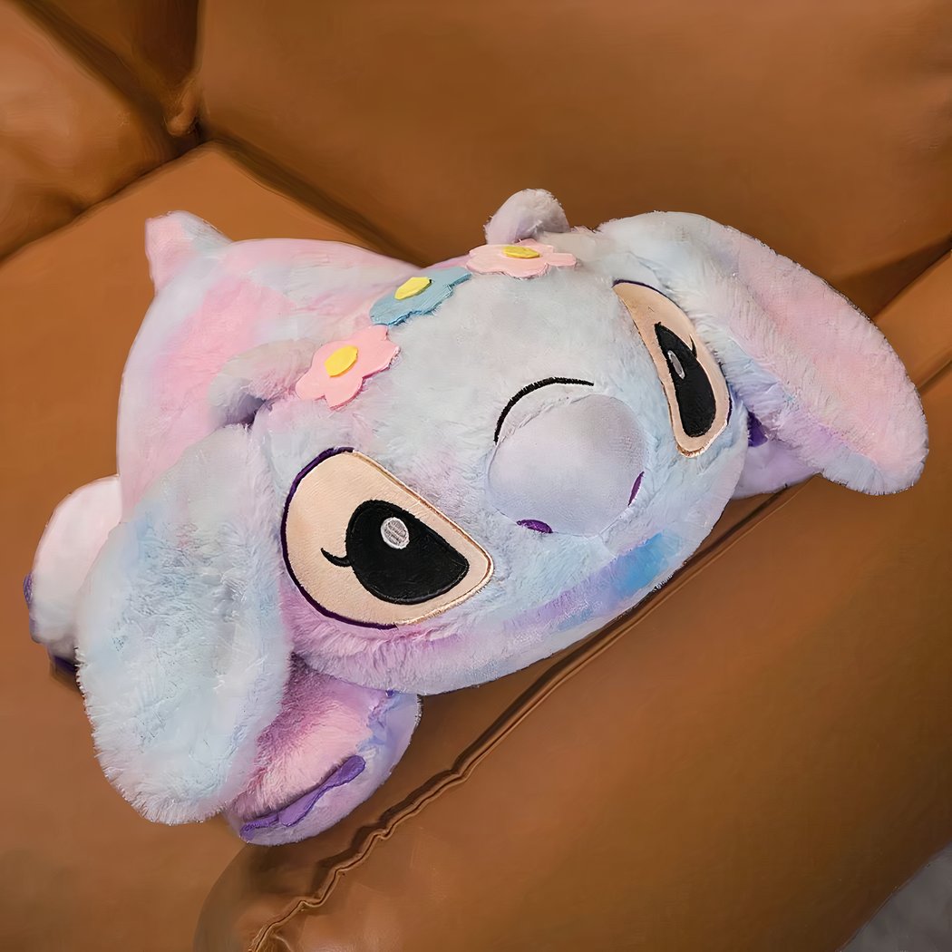 Peluche coussin géant Stitch Angel