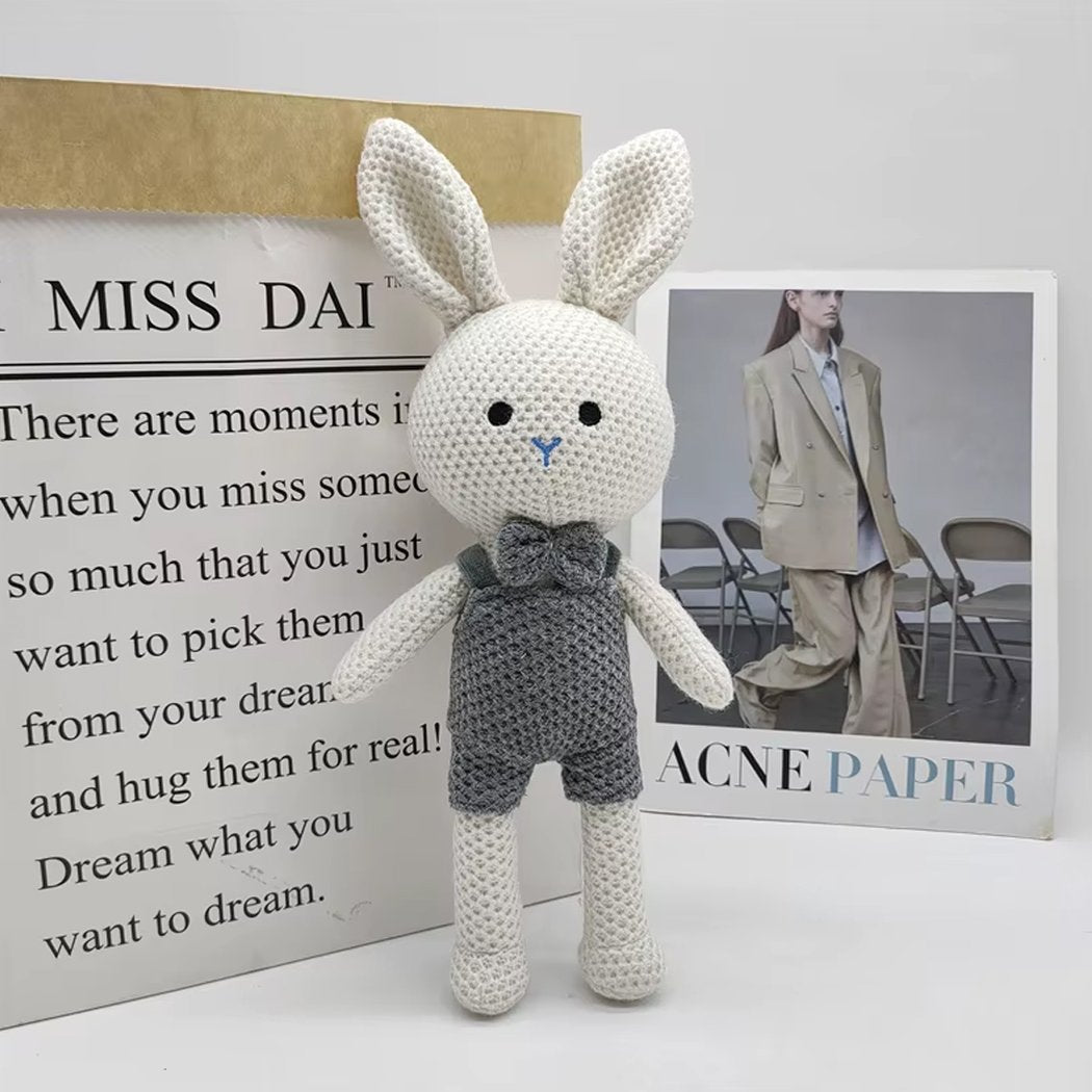 Peluche crochet monsieur lapin