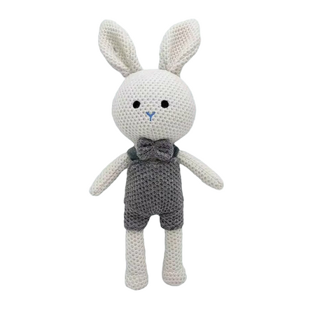 Peluche crochet monsieur lapin