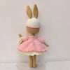 Peluche crochet lapin coquette