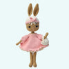 Peluche crochet lapin coquette