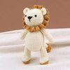 Peluche crochet lion