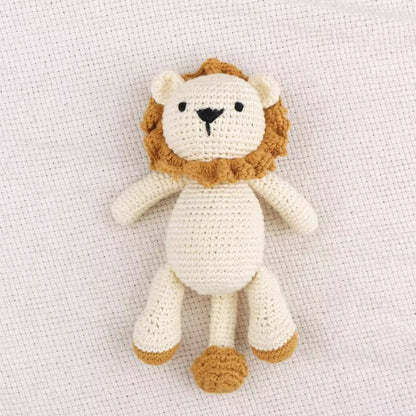Peluche crochet lion
