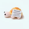 Peluche crochet positive tortue