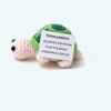 Peluche crochet positive tortue