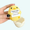 Peluche crochet positive poussin