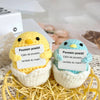 Peluche crochet positive poussin