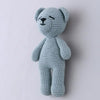 Peluche crochet ours bleu
