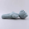 Peluche crochet ours bleu