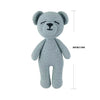 Peluche crochet ours bleu