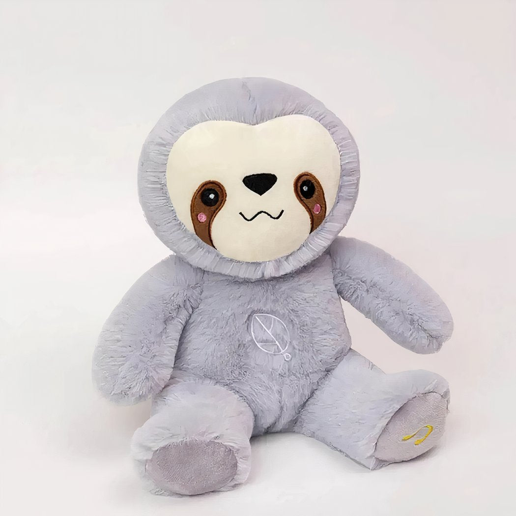 Peluche douce paresseux respirant