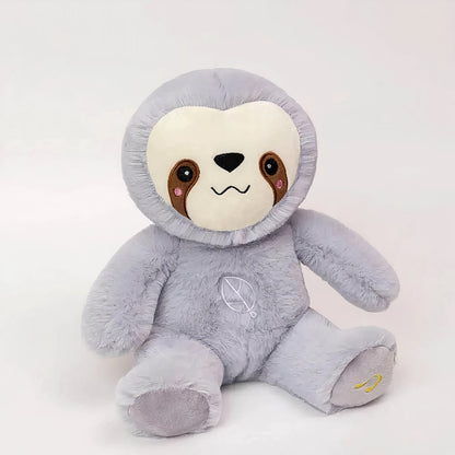 Peluche douce paresseux respirant