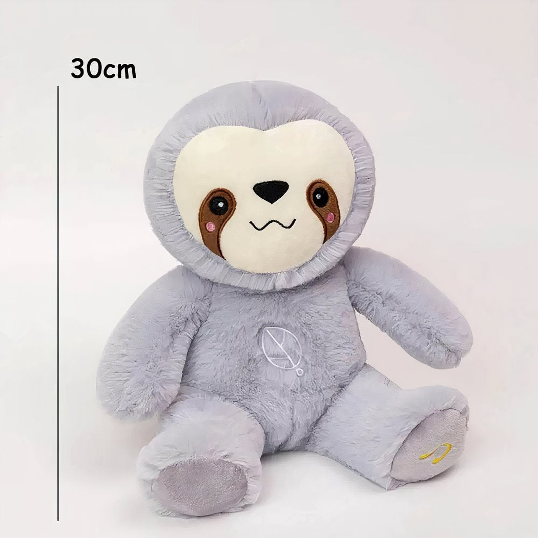 Peluche douce paresseux respirant