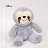 Peluche douce paresseux respirant
