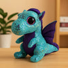 Peluche dragon TY vert et violet
