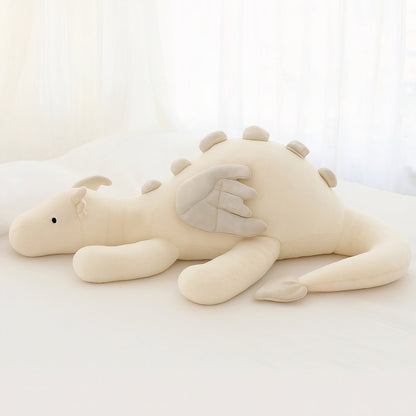 Peluche dragon volant blanc